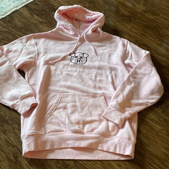 N/a Other - Shane Dawson X Jeffrey Star Killer Designs Pink Pig Logo Hoodie Embroidered Med